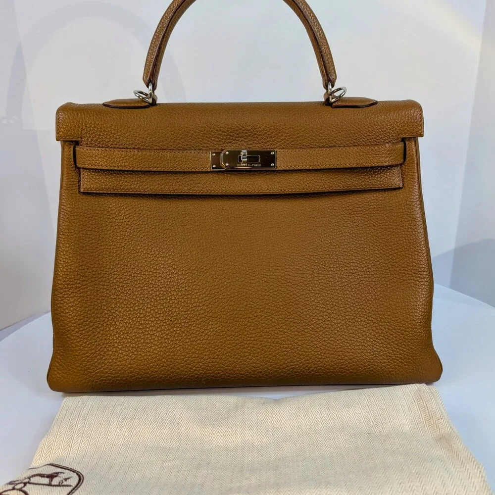Hermes Kelly 35 Brown Fauve (Fawn) - Picture 6 of 16